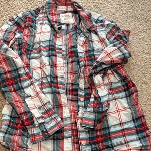 Red and Blue Plaid Shirt